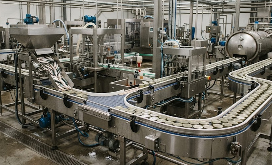Canned Fish, Seafood Processing Line