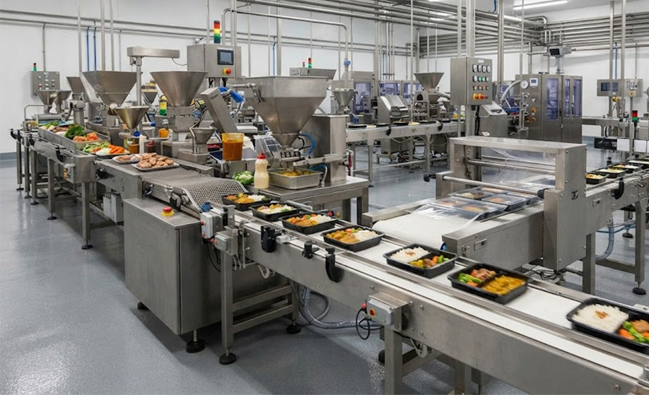Ready To Eat Meals Processing Line